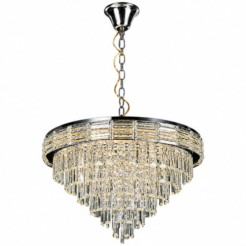 Candil Clásico CLASSCL00120 Cromo y Cristal Class Iluminación