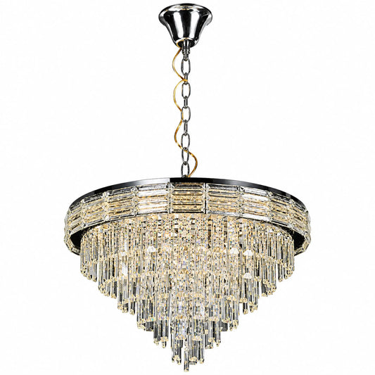 Candil Clásico CLASSCL00120 Cromo y Cristal Class Iluminación