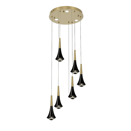 Candil Moderno CLASSCL00138 Dorado y Negro Class Iluminación