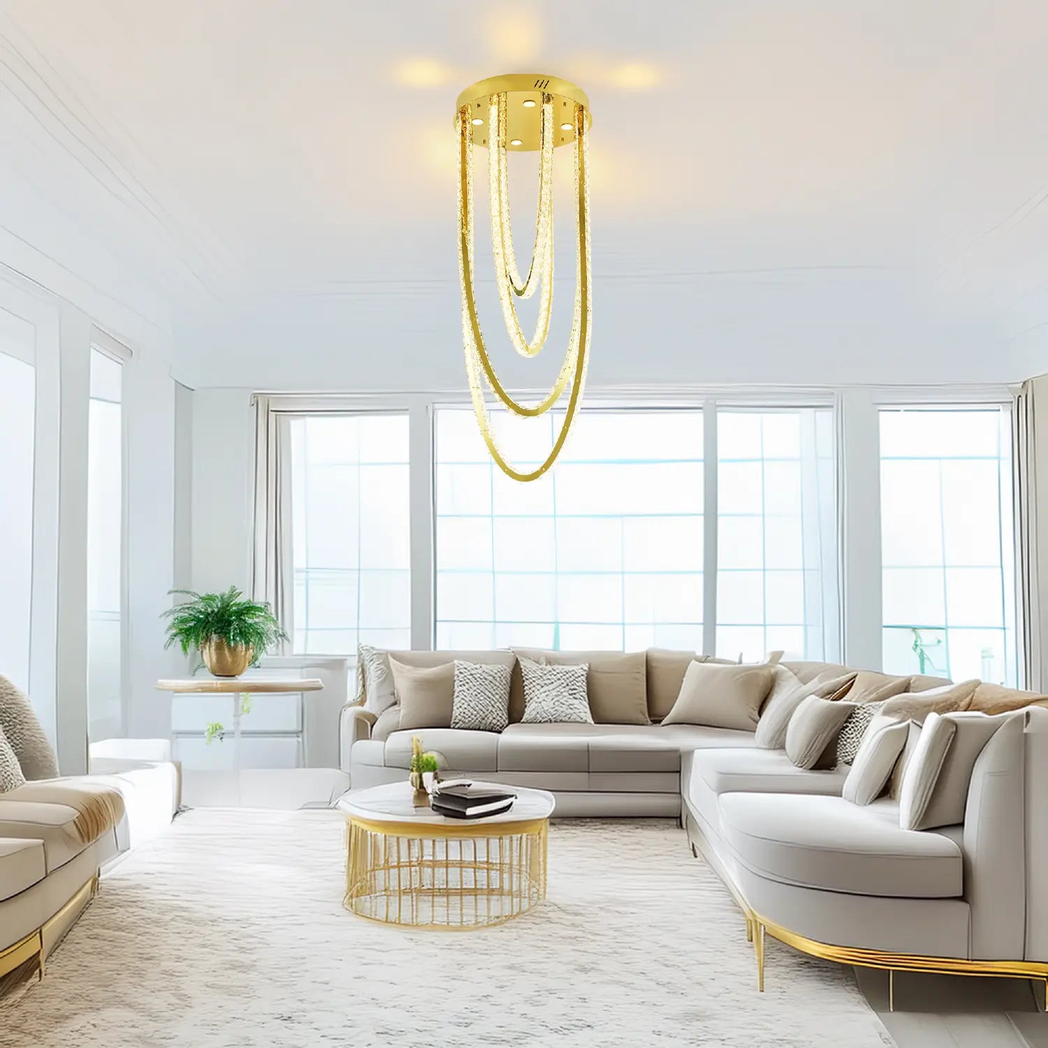 Candil Moderno CLASSCL00152 Dorado Class Iluminación