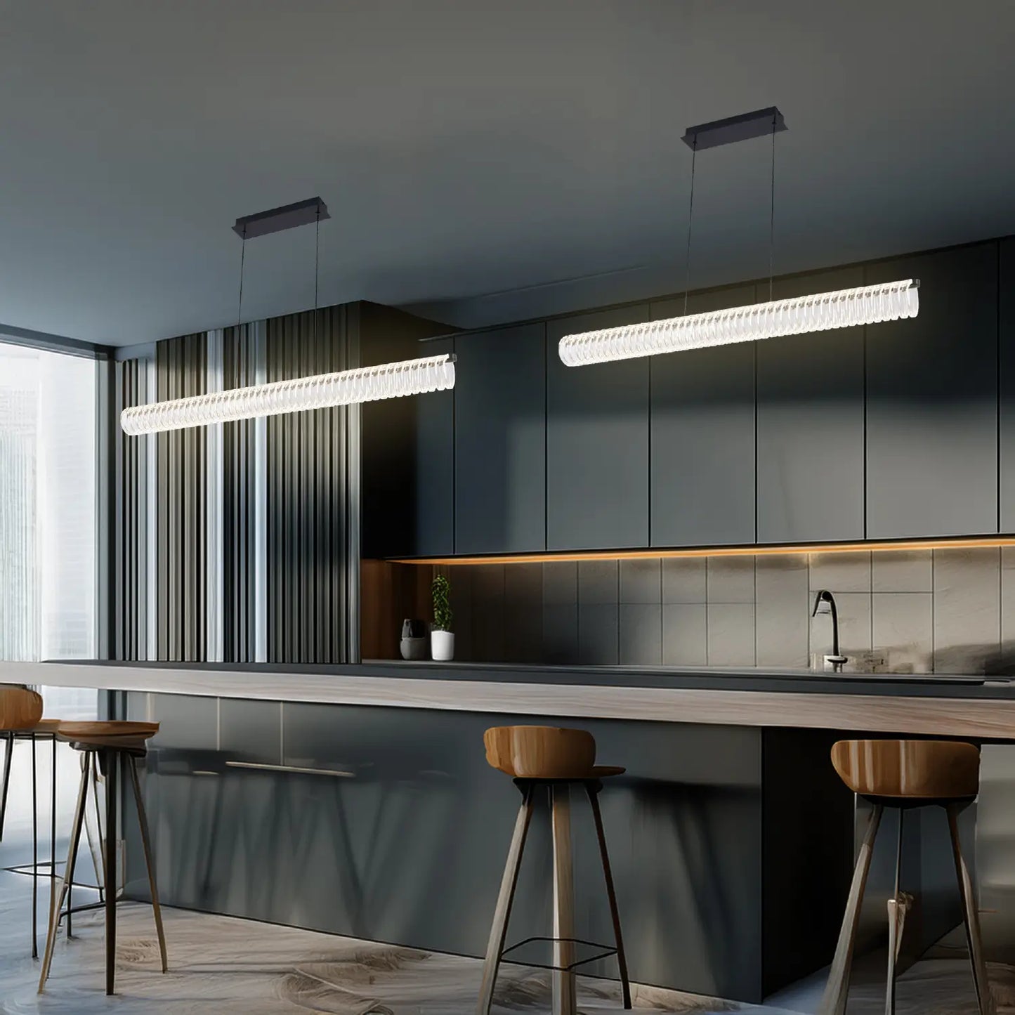 Candil Contemporáneo CLASSCL00216 Negro Class Iluminación