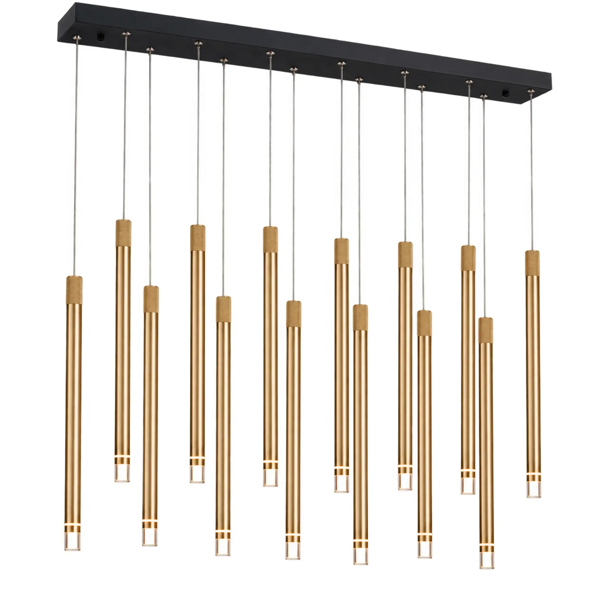 Candil Minimalista CLASSCL00250 Negro y Dorado Class Iluminación