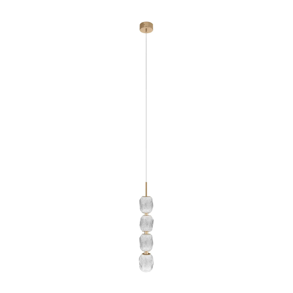 Candil Contemporáneo CLASSCL00286 Dorado con Cristal Claro Individual Class Iluminación