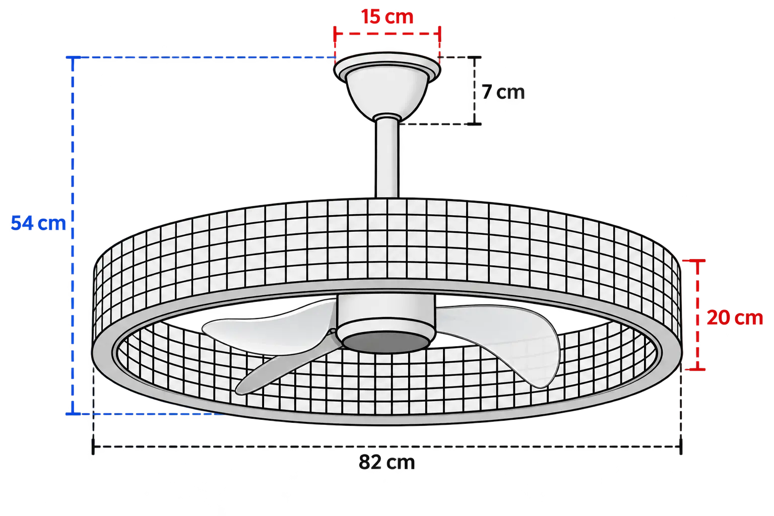 Ventilador Contemporáneo CLASSVE00086 Dorado Cristal Class Iluminación