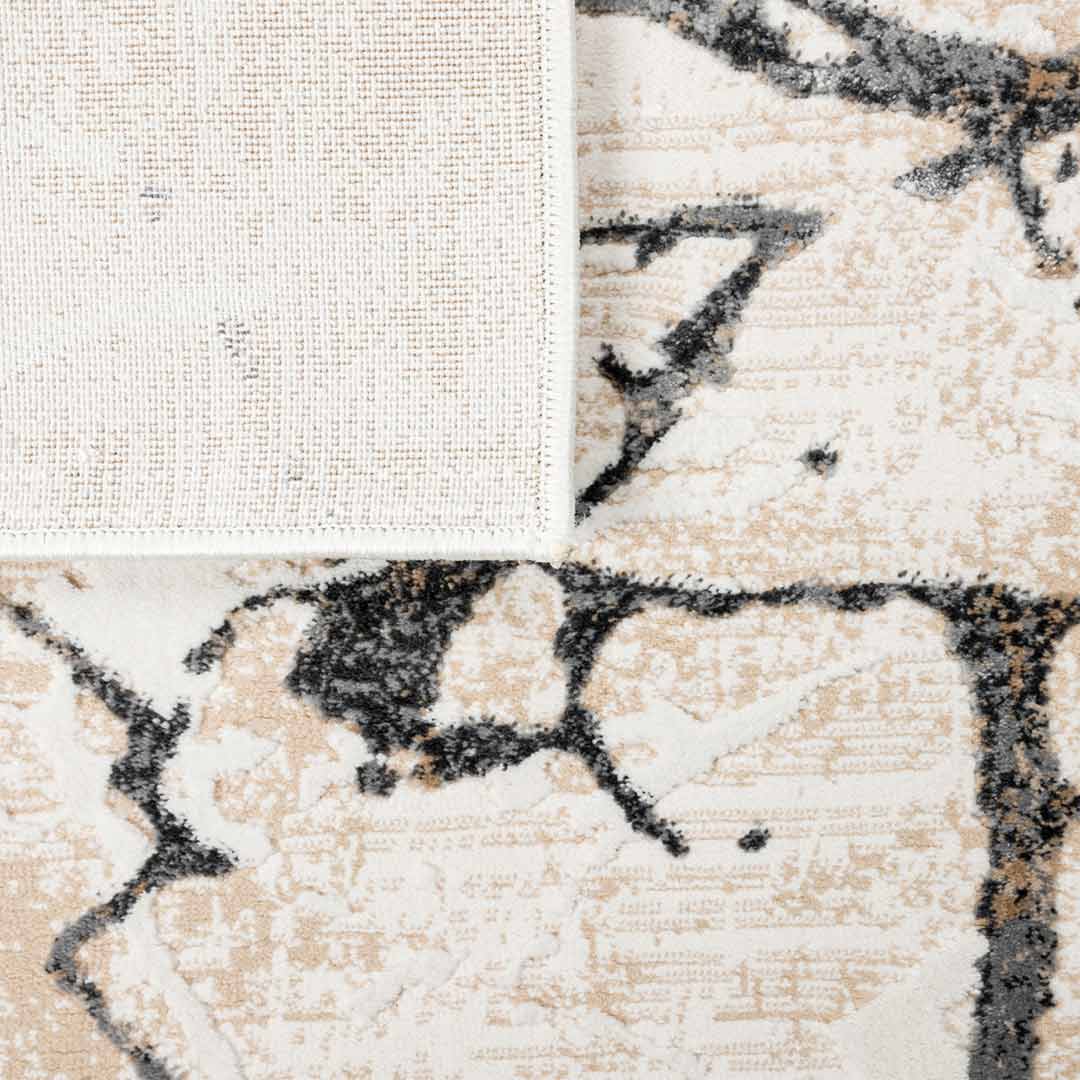 Tapete Decorativo Dalia T2328 Gris / Crema – Abstracto · Interior