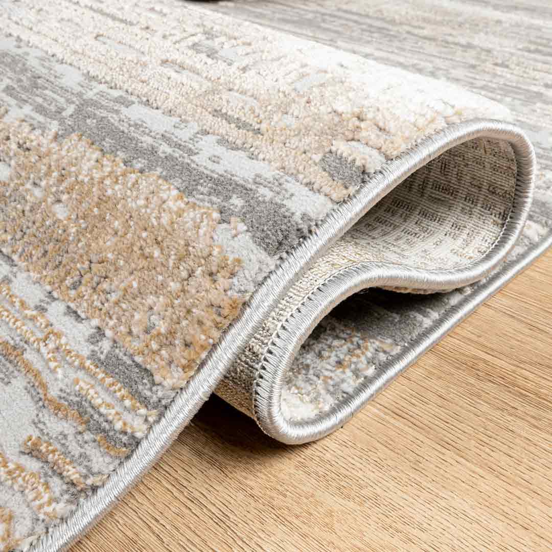 Tapete Decorativo Dalia T2329 Gris / Crema – Abstracto · Interior