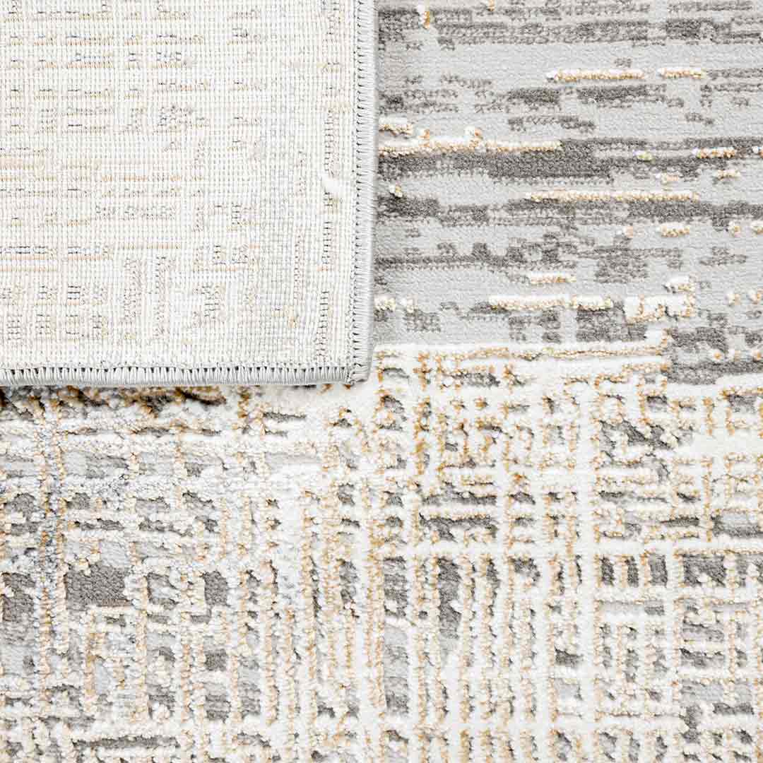 Tapete Decorativo Dalia T2329 Gris / Crema – Abstracto · Interior