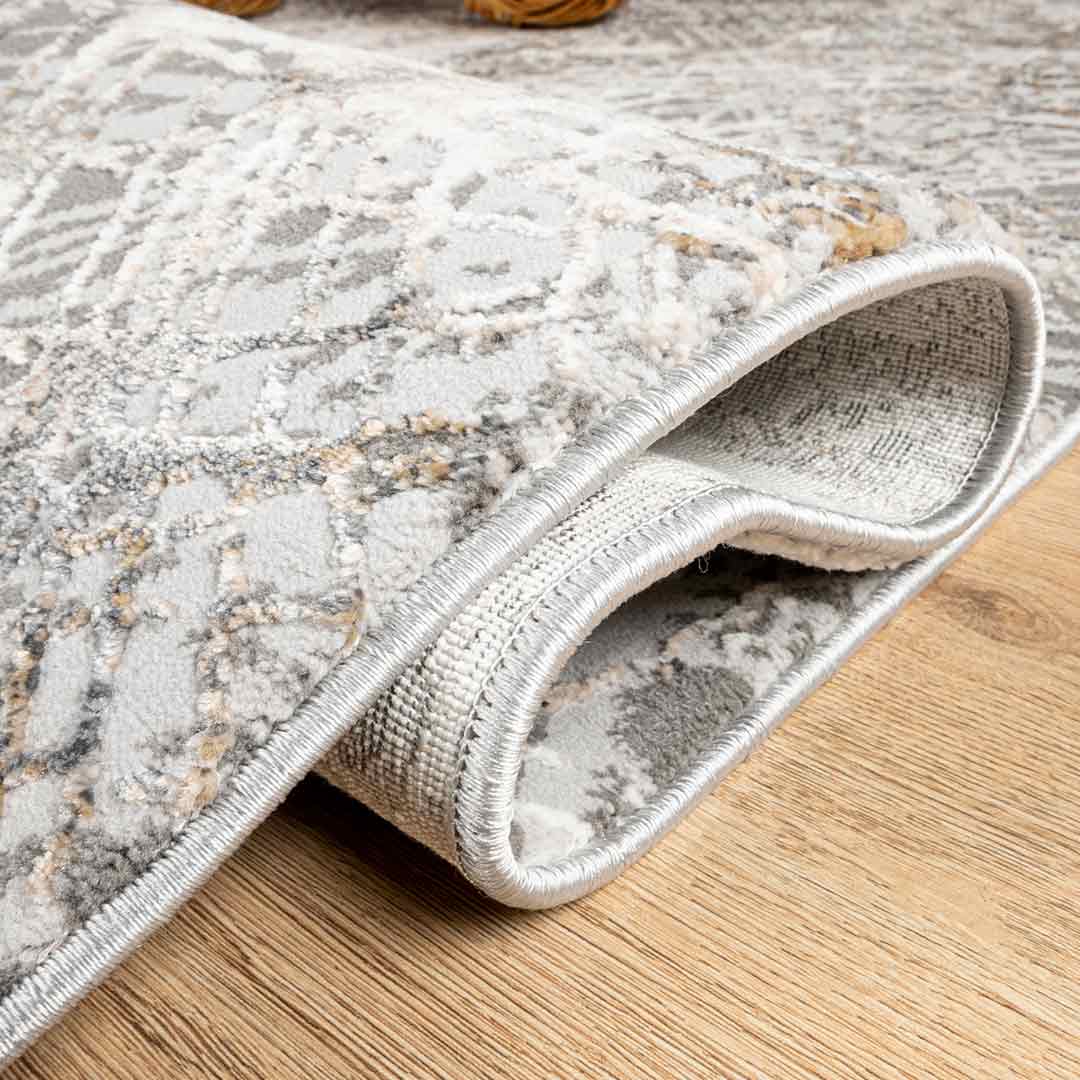 Tapete Decorativo Dalia T2332 Gris / Crema – Abstracto · Interior
