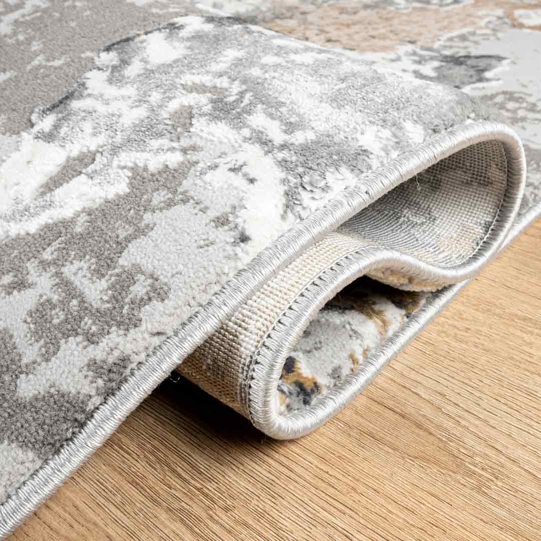 Tapete Decorativo Dalia T2333 Gris / Crema – Abstracto · Interior