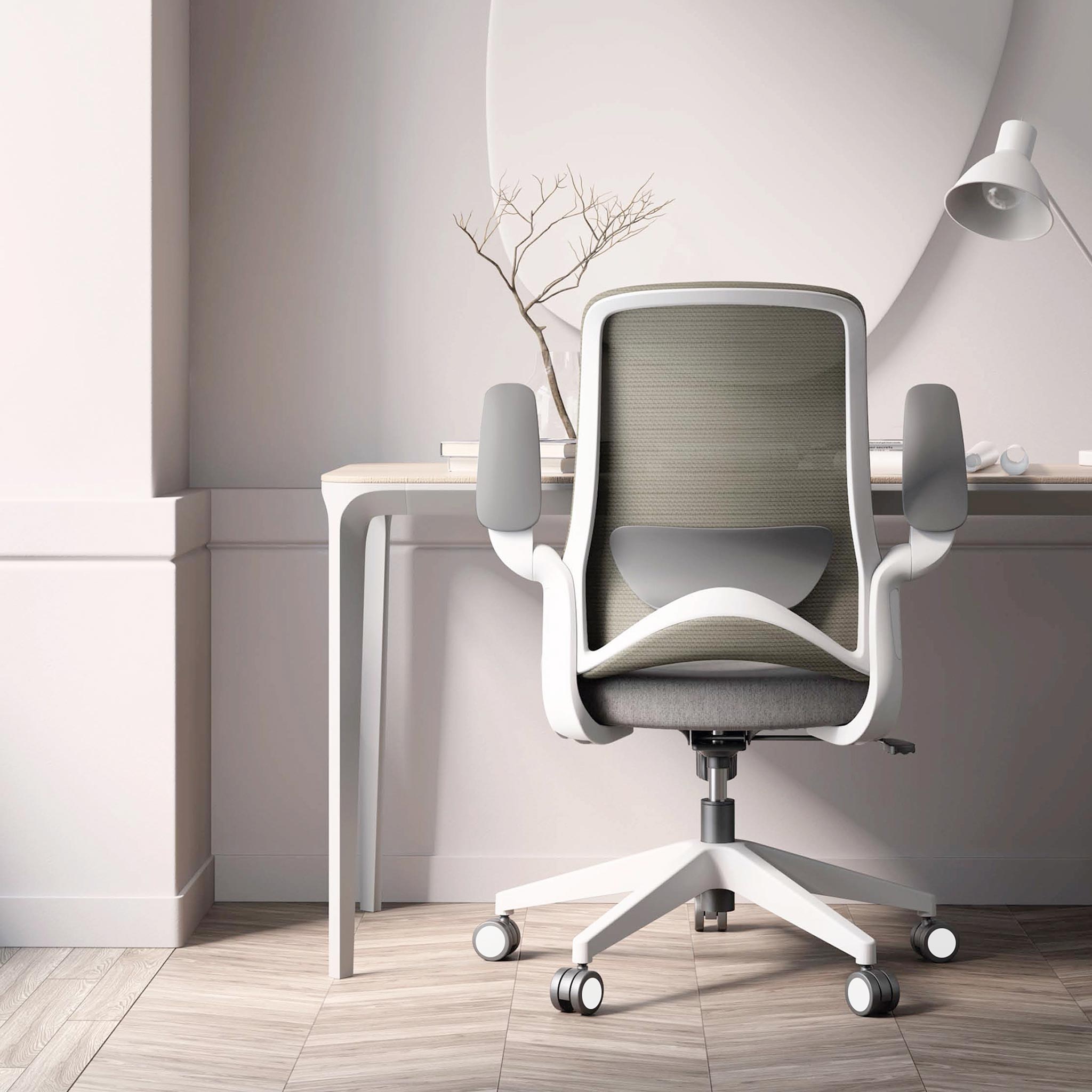 Silla Operativa OHE-111 Gris – Estilo Moderno y Comodidad Total