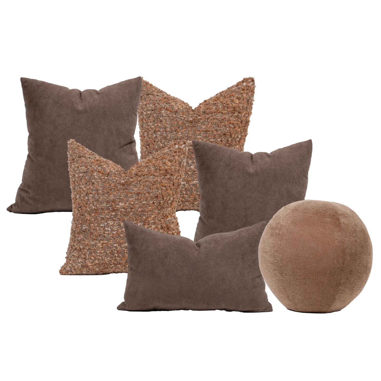 Set 6 Cojines Decorativos A&A Desierto — Calidez Terrosa Minimalista · Interior