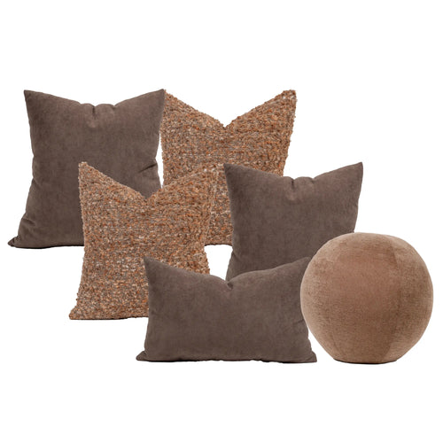 Set 6 Cojines Decorativos A&A Desierto — Calidez Terrosa Minimalista · Interior