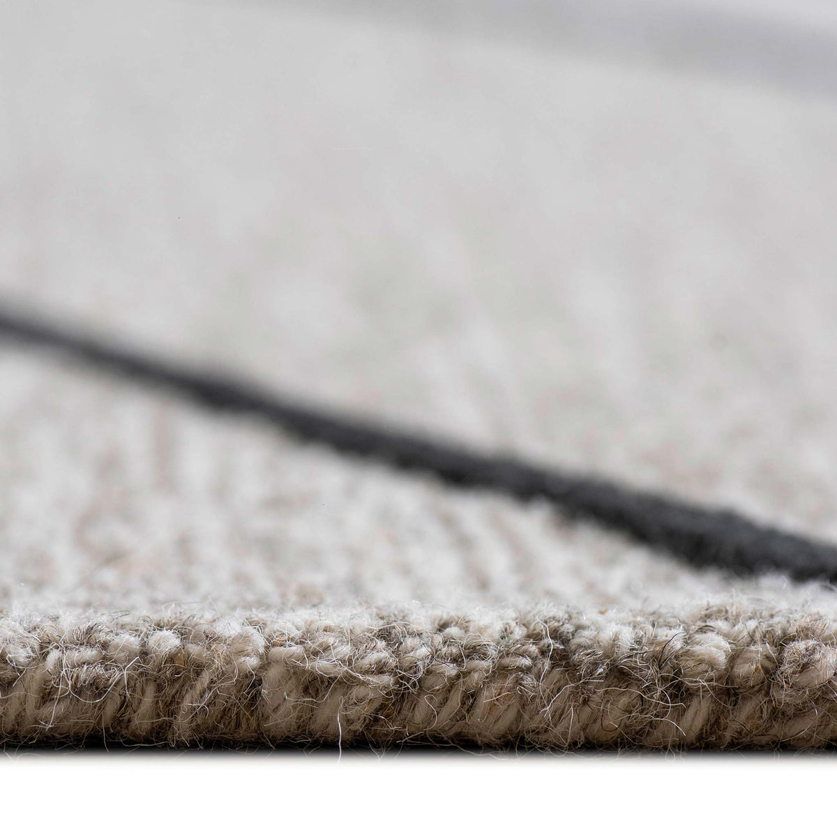 Tapete Decorativo Enora 125N Charcoal / Taupe – Geométrico · Interior