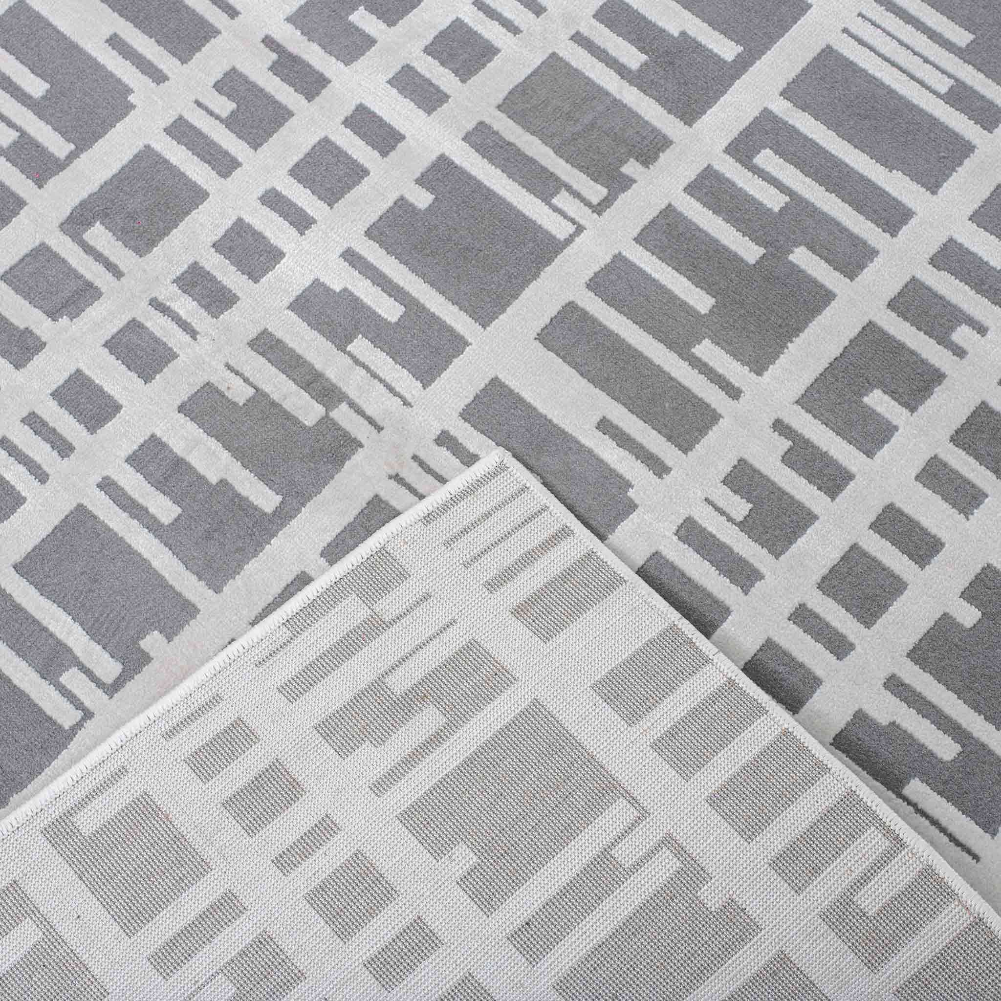 Tapete Decorativo Eren 1043C Gris / Taupe – Geométrico · Interior