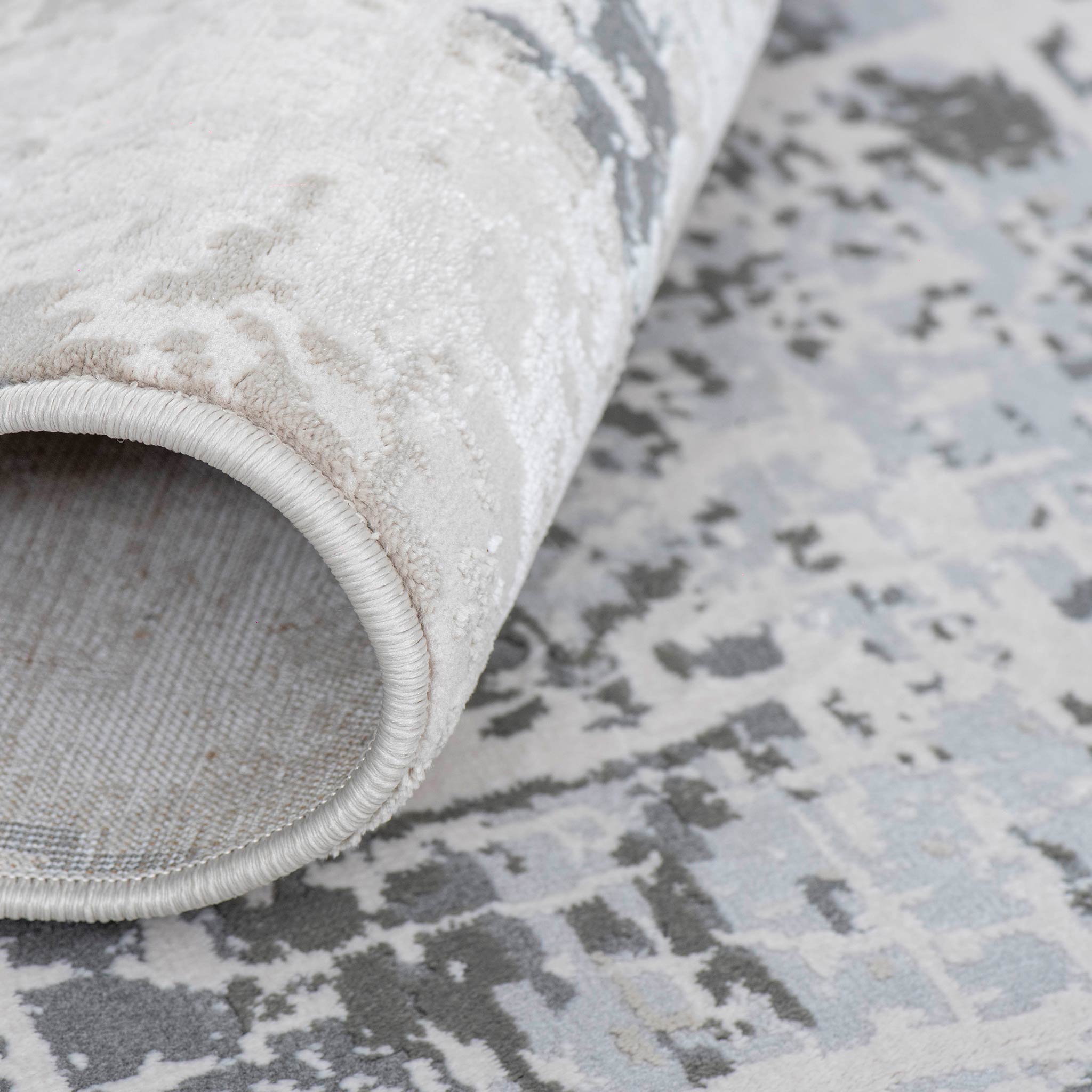 Tapete Decorativo Eren 1047C Gris / Beige – Abstracto · Interior