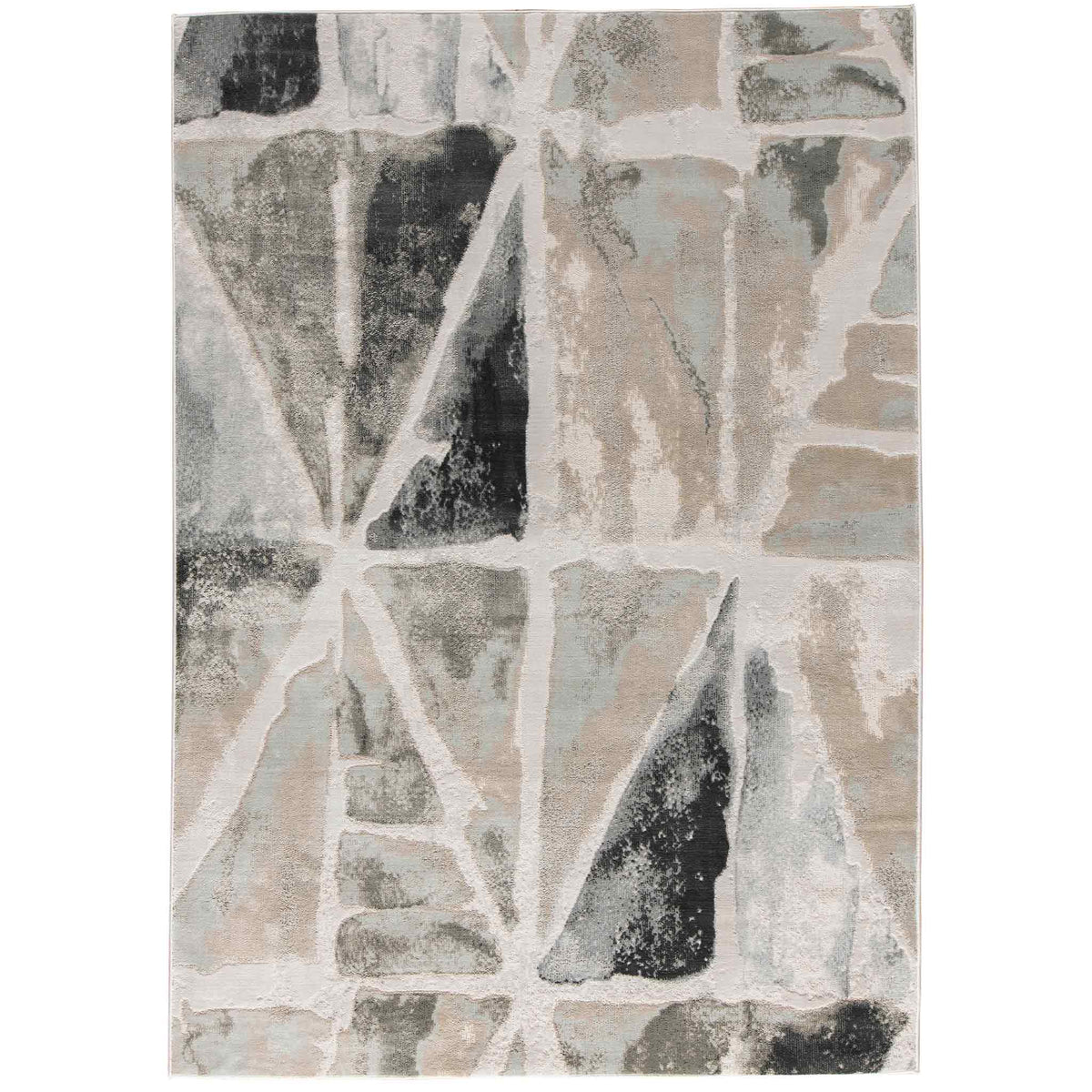 Tapete Decorativo Eren 1081C Taupe Gris / Ivory – Abstracto · Interior