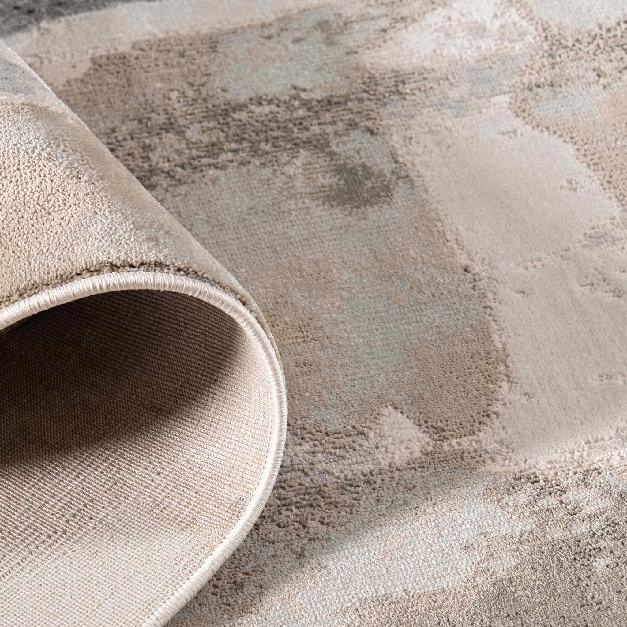 Tapete Decorativo Eren 1081C Taupe Gris / Ivory – Abstracto · Interior