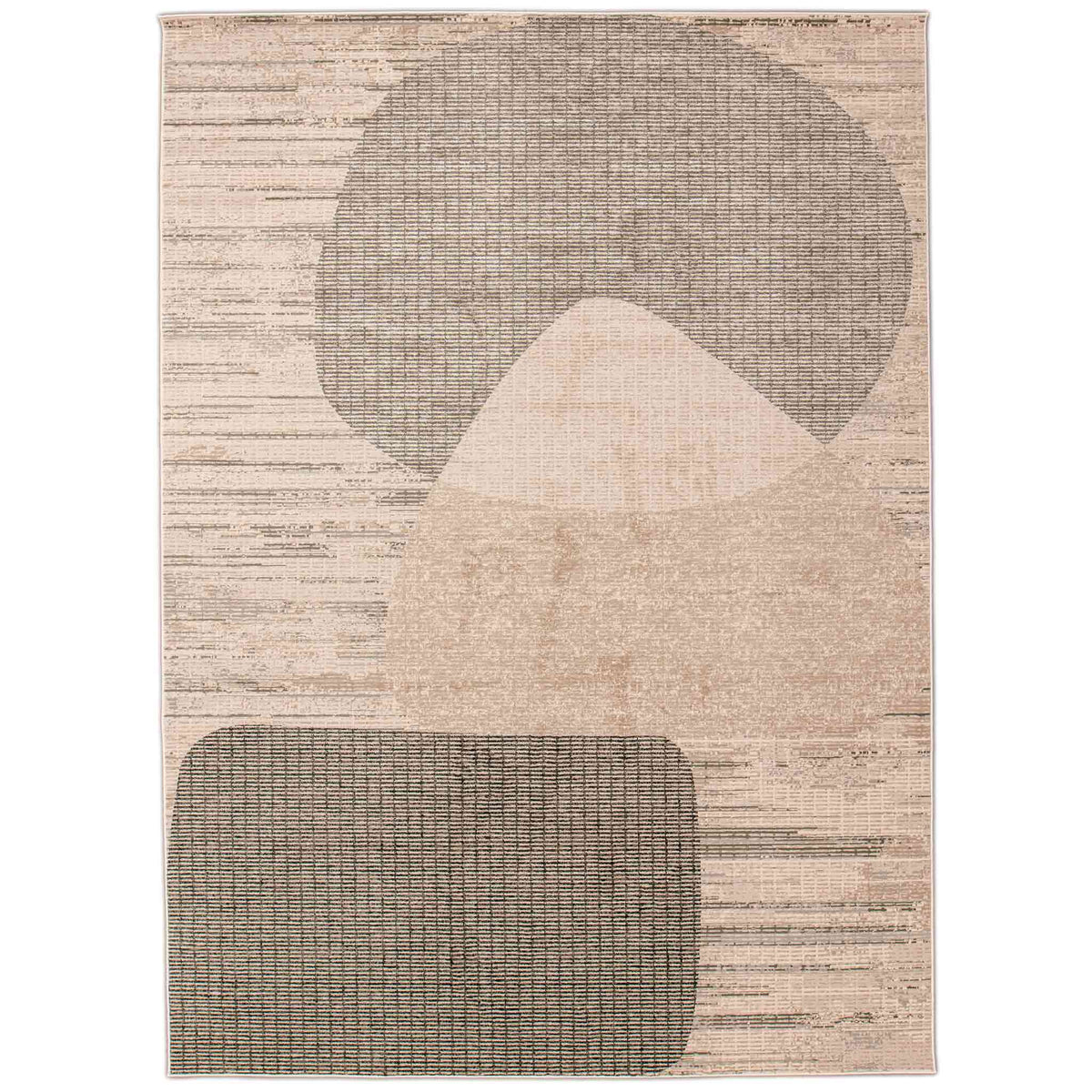 Tapete Decorativo Eren 1086C Gris / Ivory – Abstracto · Interior