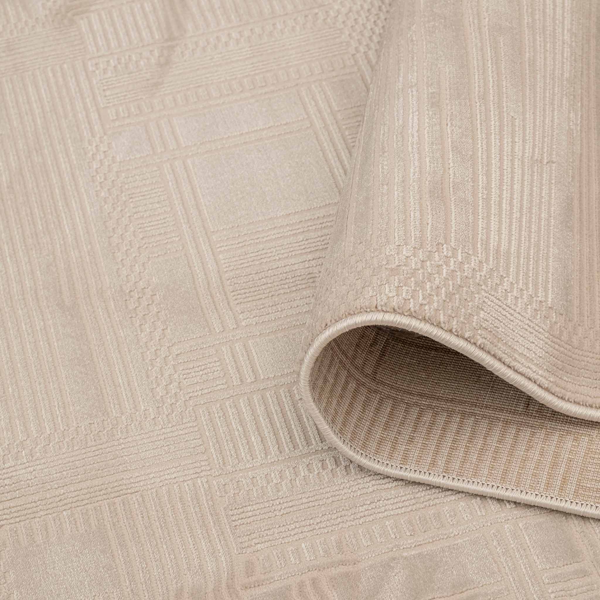 Tapete Decorativo Eren 1087C Blanco Marfil – Geométrico · Interior
