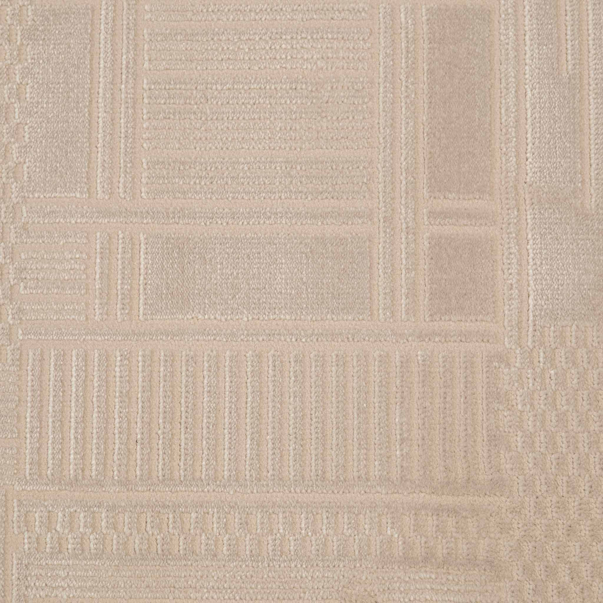Tapete Decorativo Eren 1087C Blanco Marfil – Geométrico · Interior