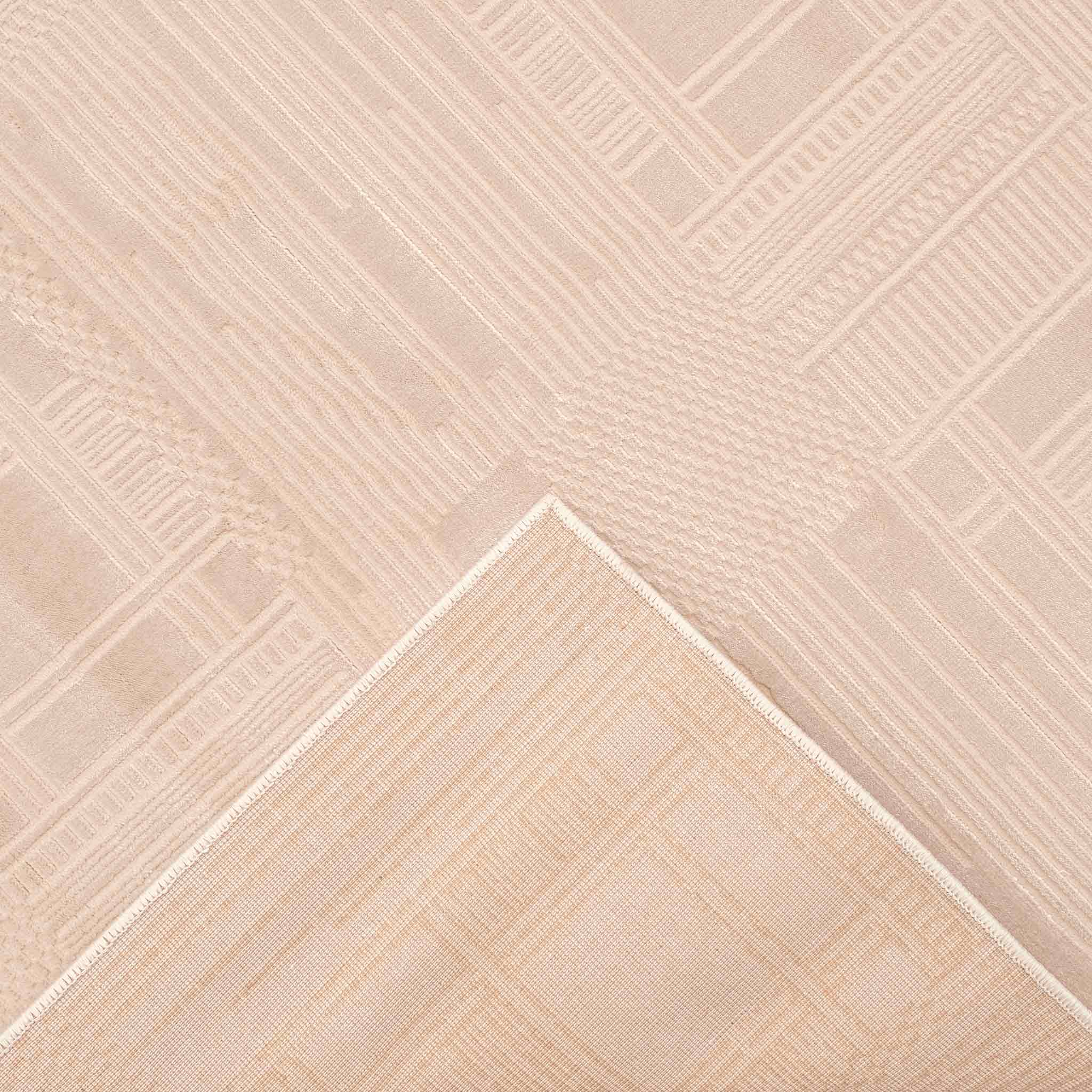 Tapete Decorativo Eren 1087C Blanco Marfil – Geométrico · Interior