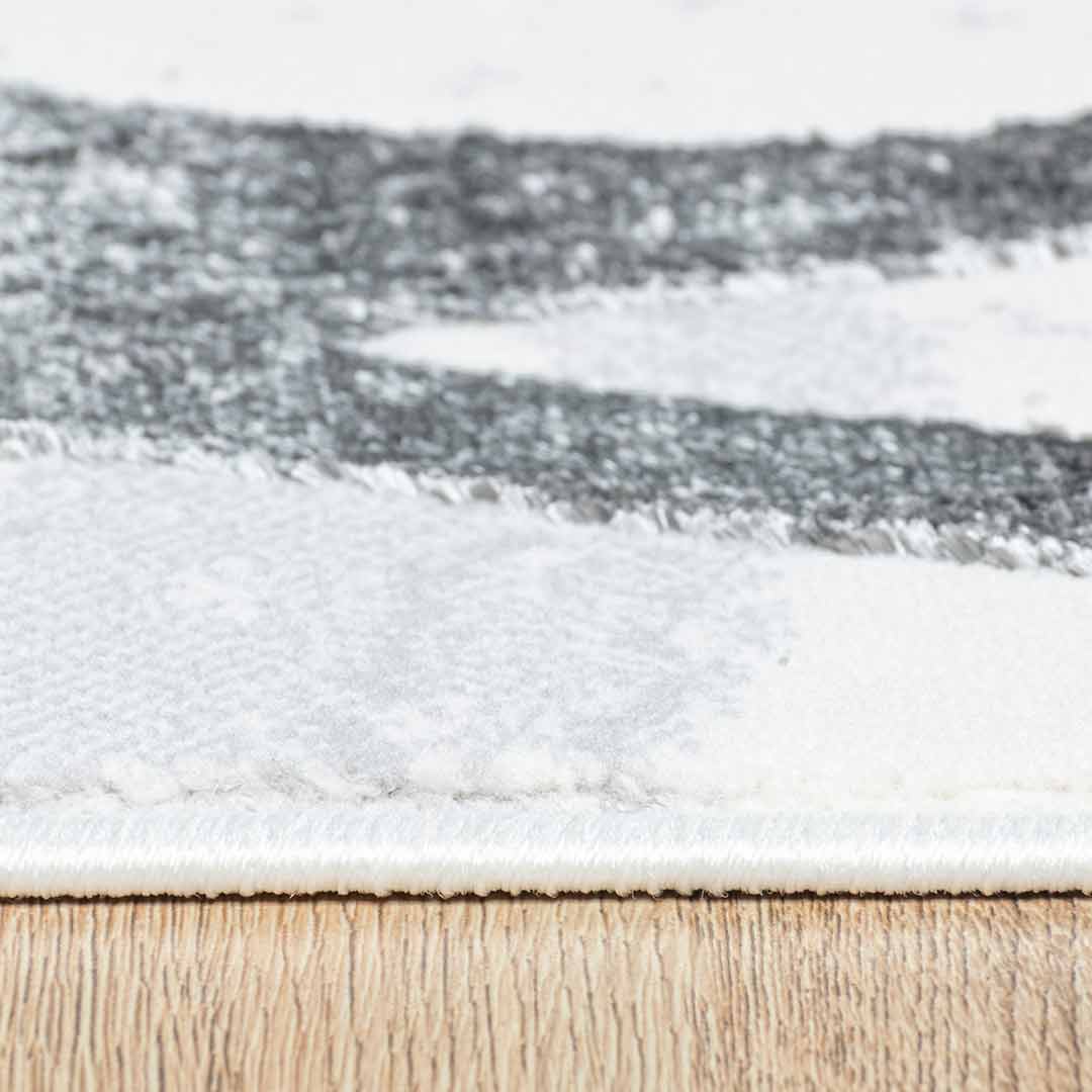 Tapete Decorativo Fatima T2322 Gris / Crema – Abstracto · Interior