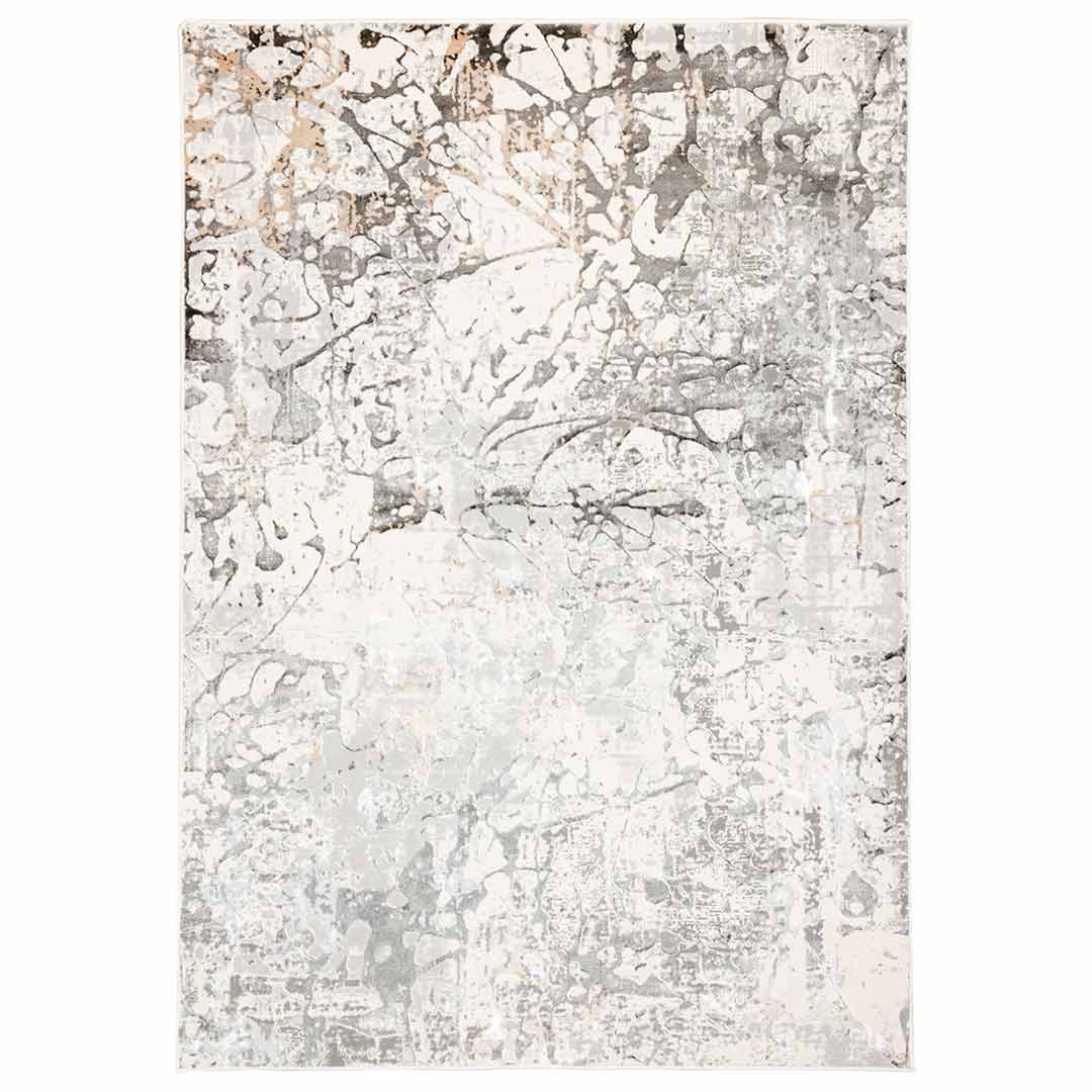 Tapete Decorativo Fatima T2324 Gris / Crema – Abstracto · Interior