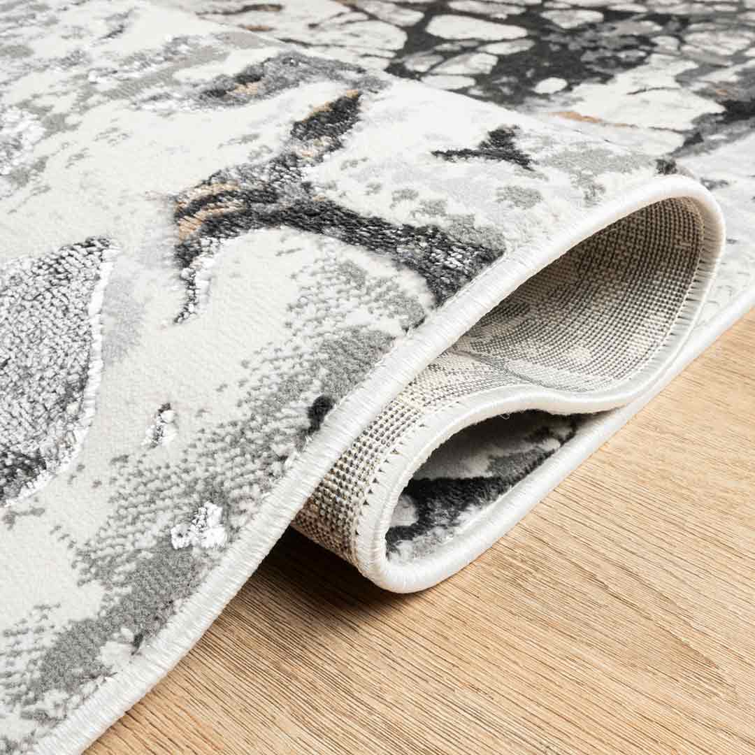 Tapete Decorativo Fatima T2324 Gris / Crema – Abstracto · Interior