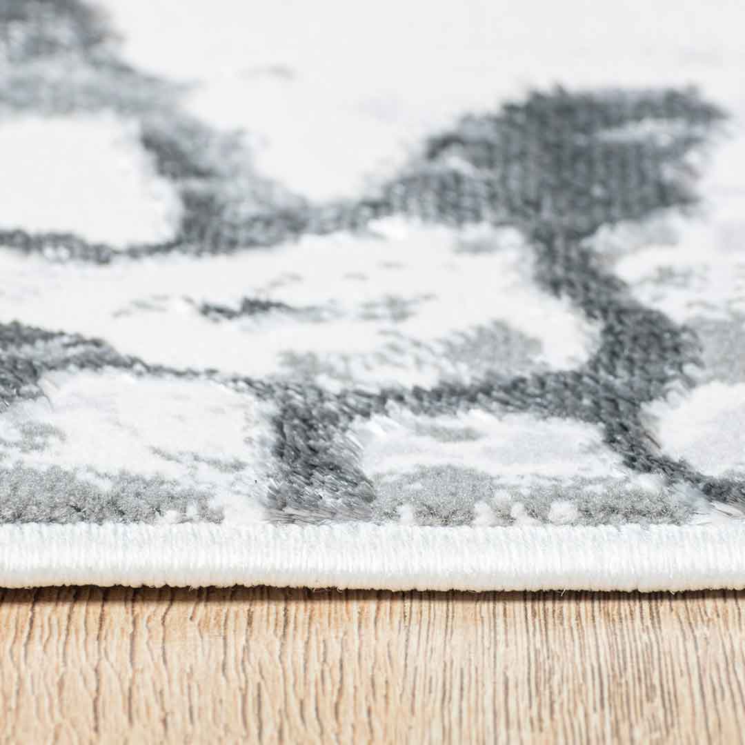 Tapete Decorativo Fatima T2324 Gris / Crema – Abstracto · Interior