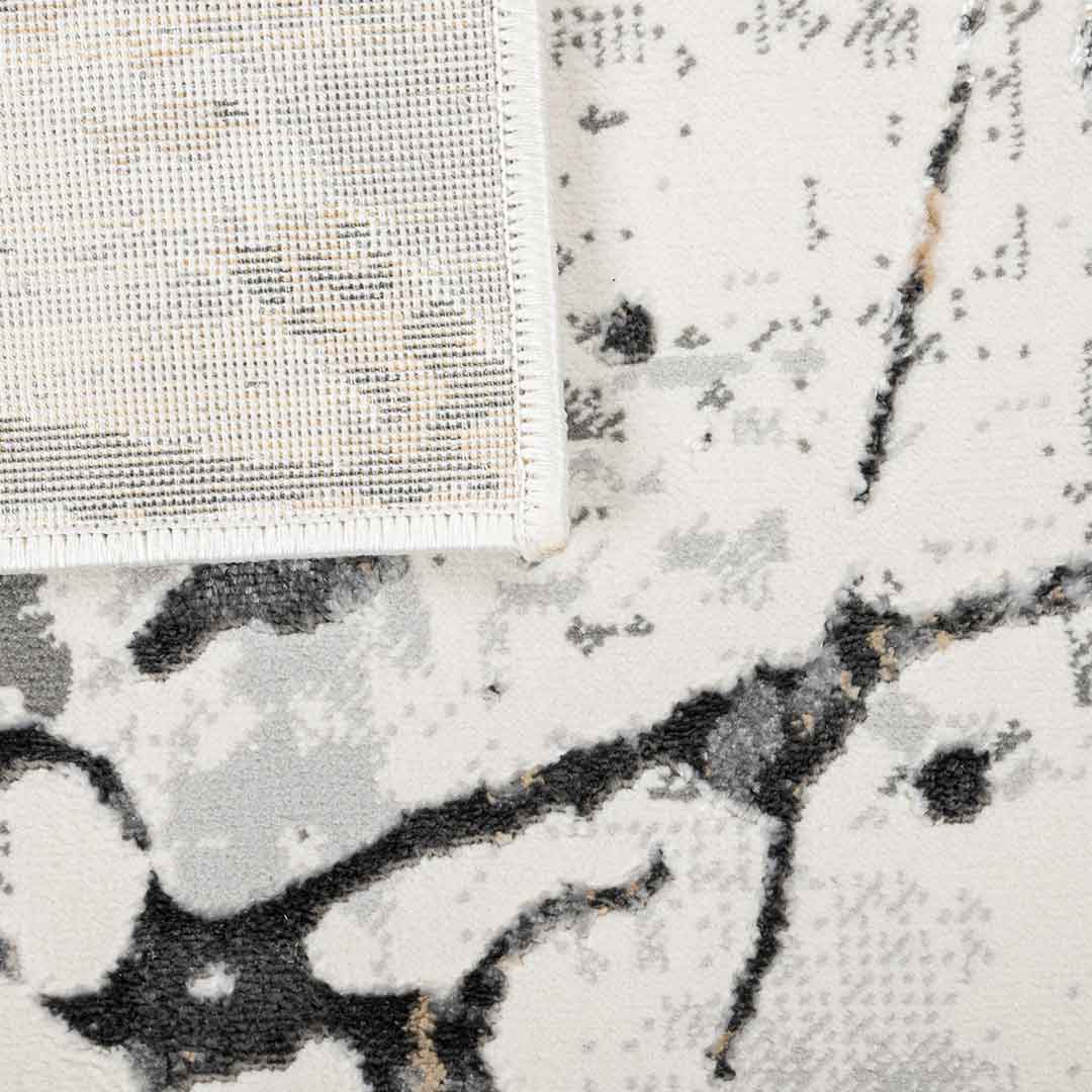 Tapete Decorativo Fatima T2324 Gris / Crema – Abstracto · Interior