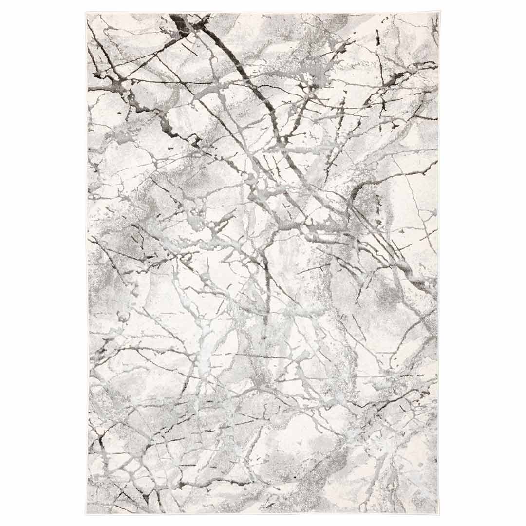 Tapete Decorativo Fatima T2325 Gris / Crema – Abstracto · Interior