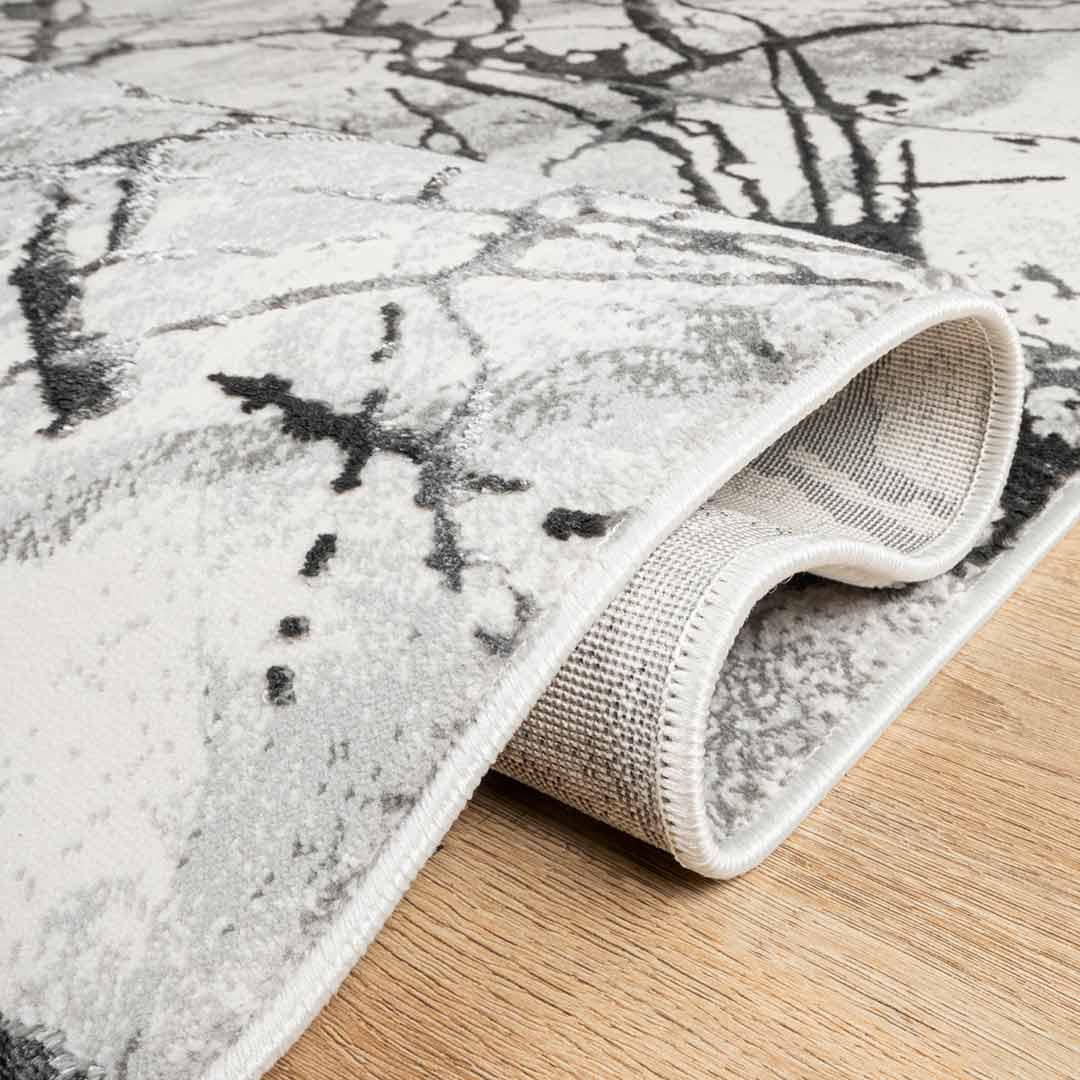 Tapete Decorativo Fatima T2325 Gris / Crema – Abstracto · Interior