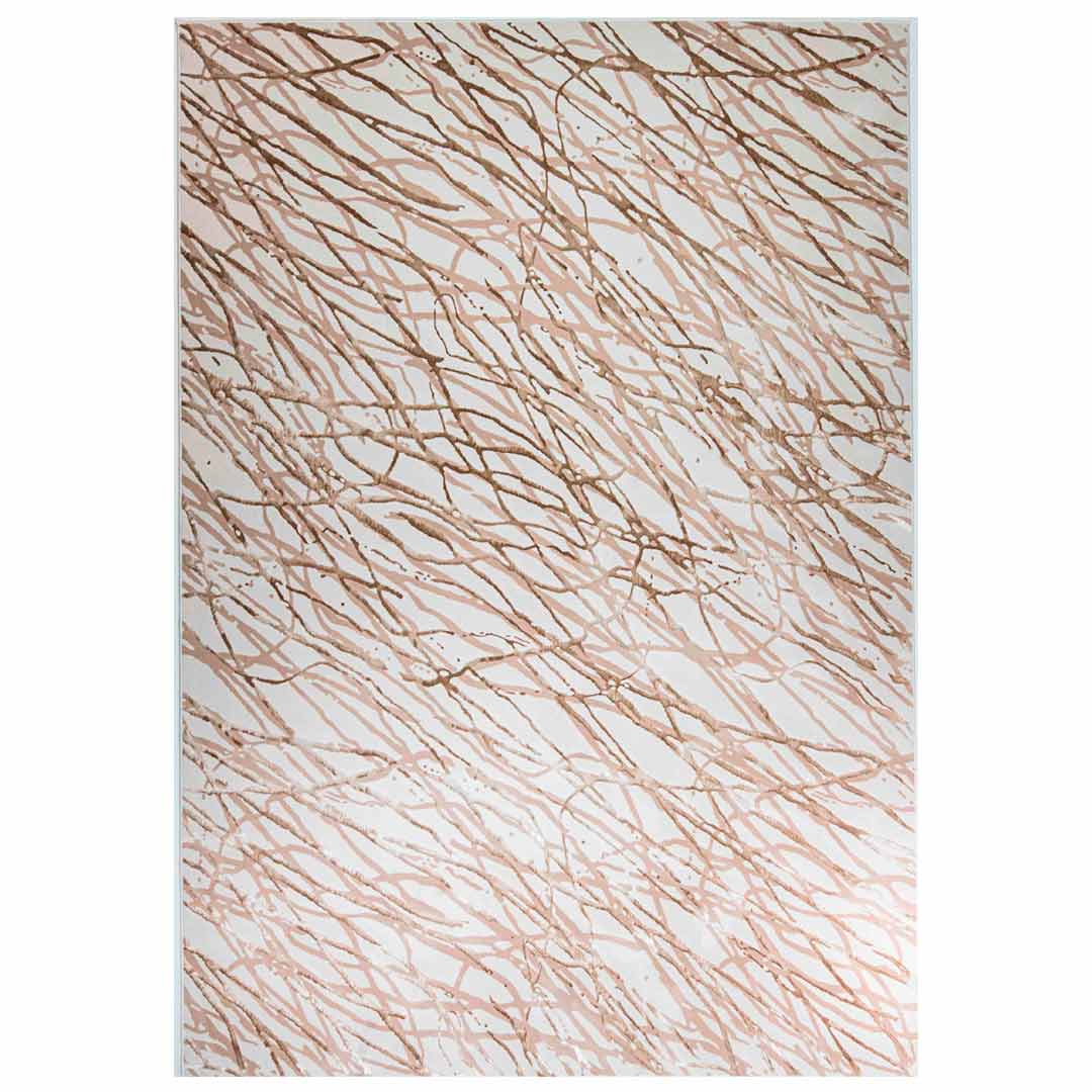Tapete Decorativo Fatima T2341 Gris / Crema – Abstracto · Interior
