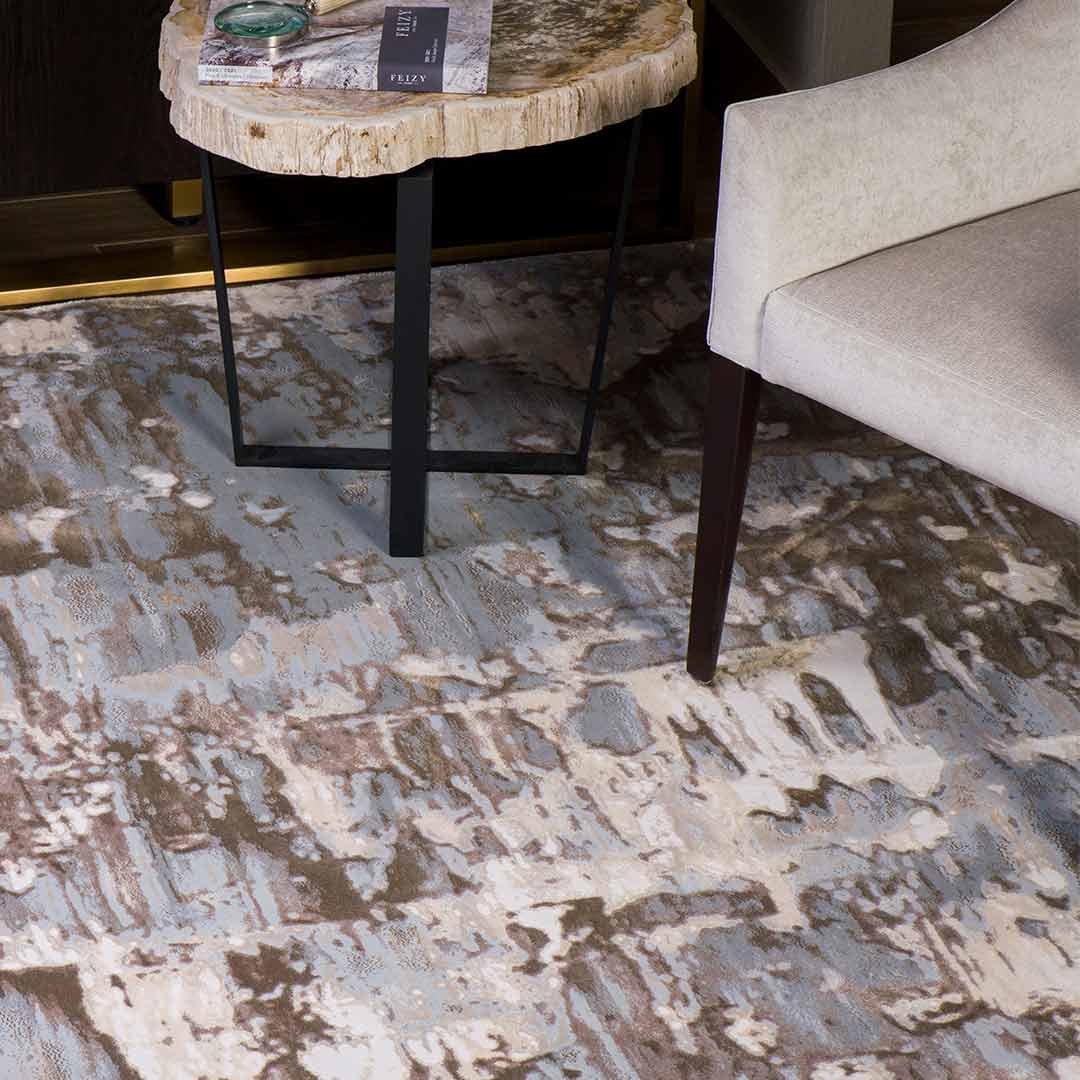 Tapete Decorativo Filiz 1030C Gris / Beige – Abstracto · Interior