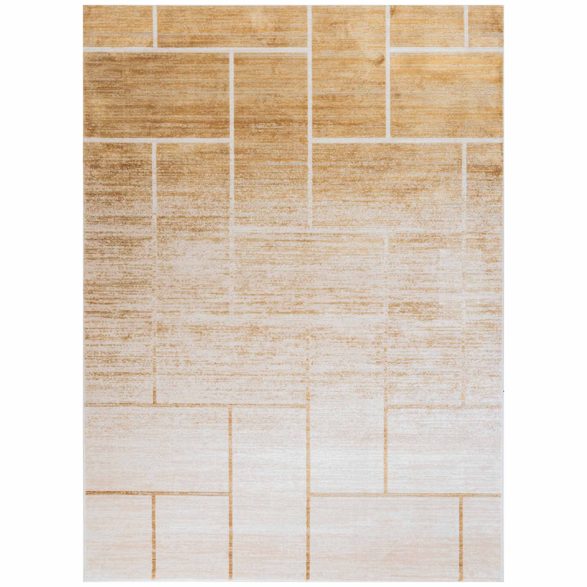 Tapete Decorativo Fiora T2374 Gris / Oro – Abstracto · Interior