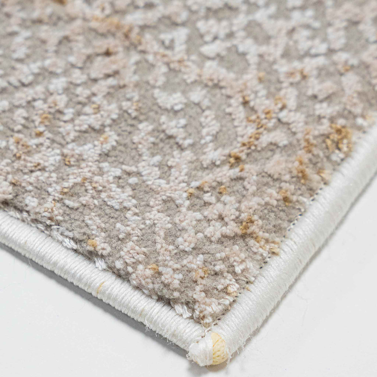 Tapete Decorativo Fiora T2375 Gris / Oro – Abstracto · Interior