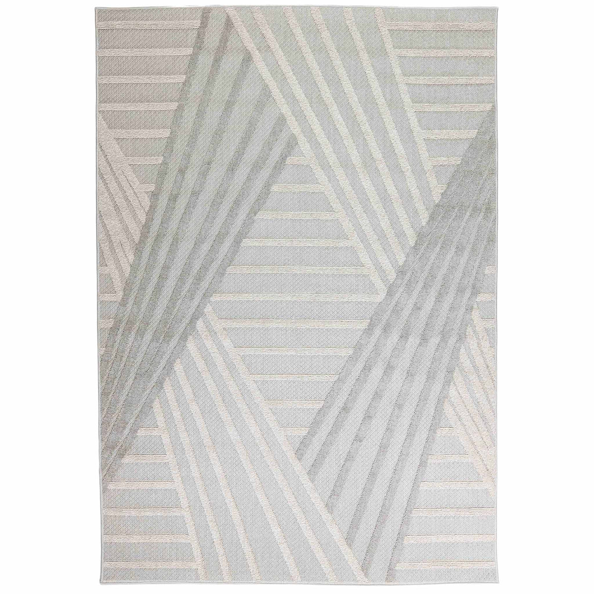 Tapete Decorativo Forza T2370 Crema / Gris – Geométrico · Exterior