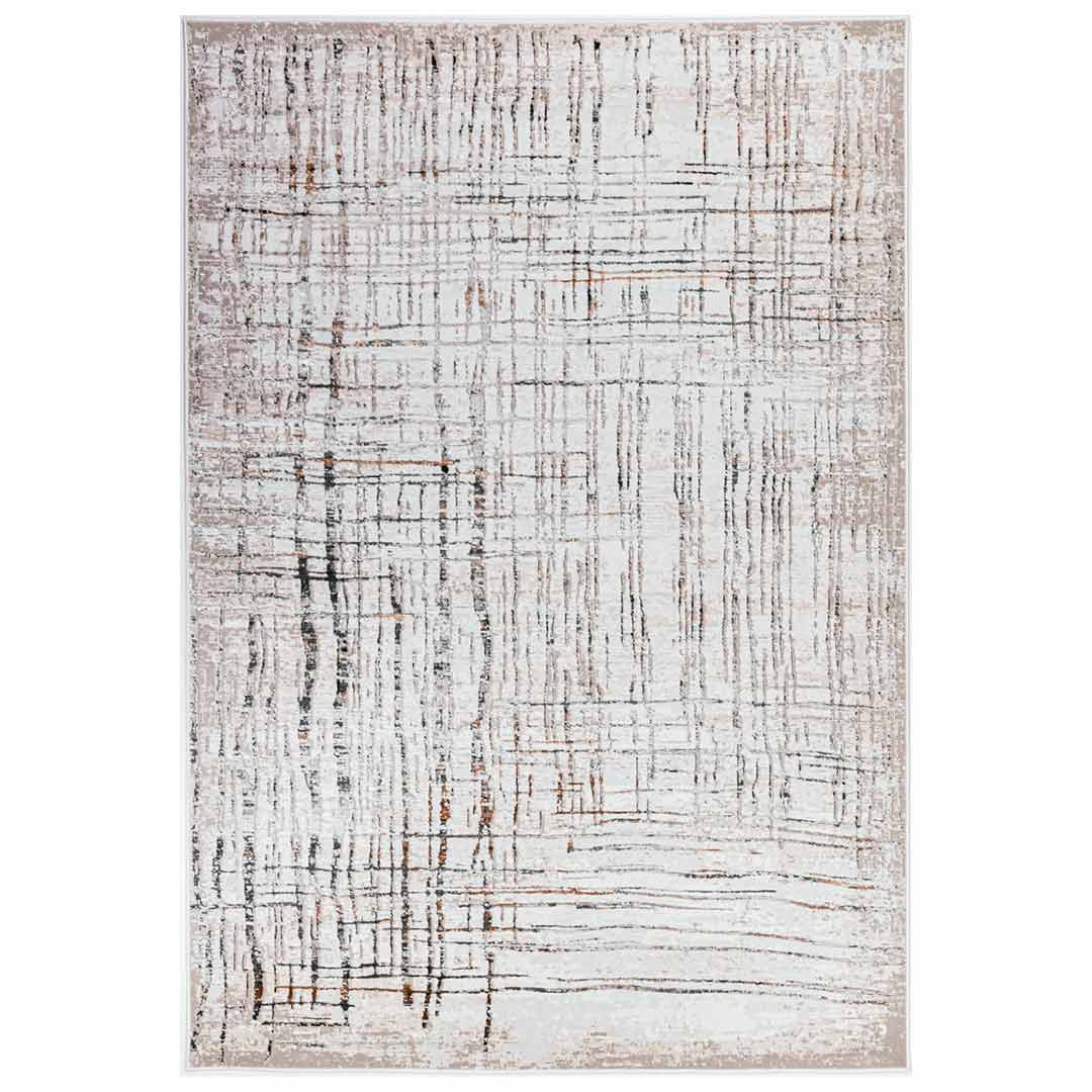 Tapete Decorativo Gamze T2355 Gris / Crema – Abstracto · Interior