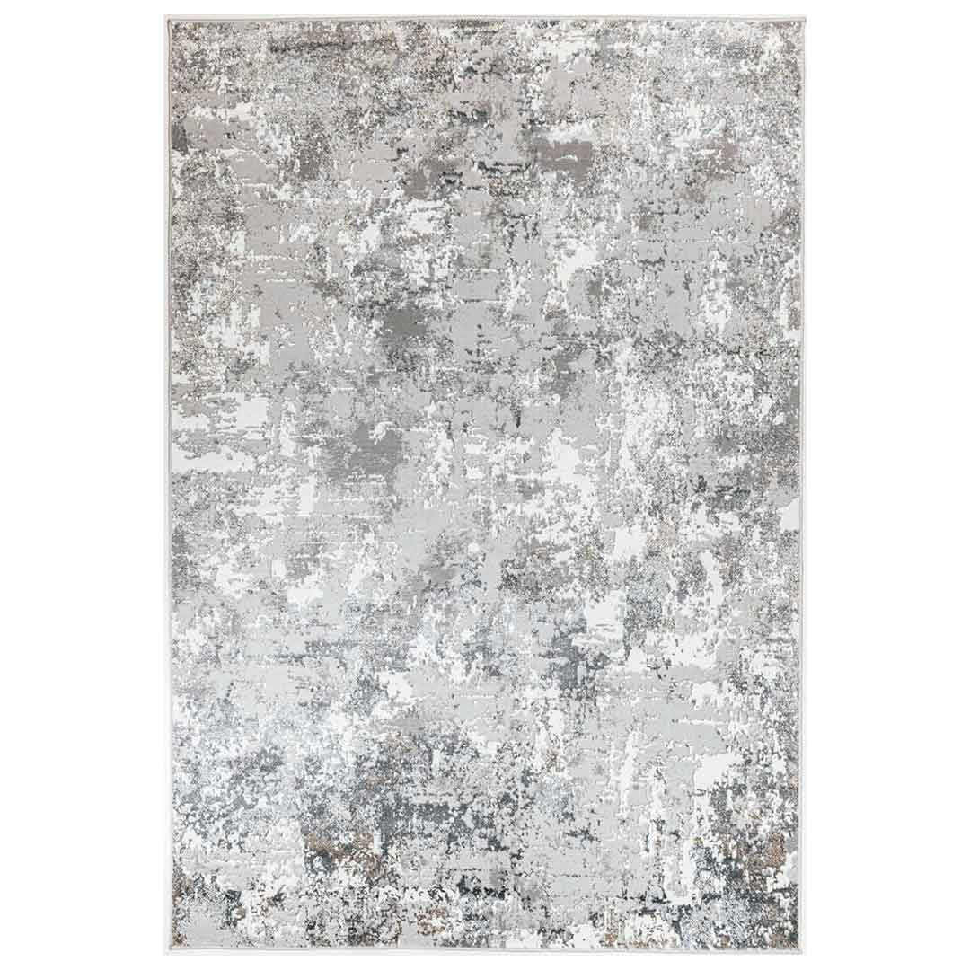 Tapete Decorativo Greta T4059 Gris / Plata – Abstracto · Interior