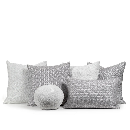 Set 6 Cojines Decorativos A&A Gris — Serenidad Aterciopelada · Interior