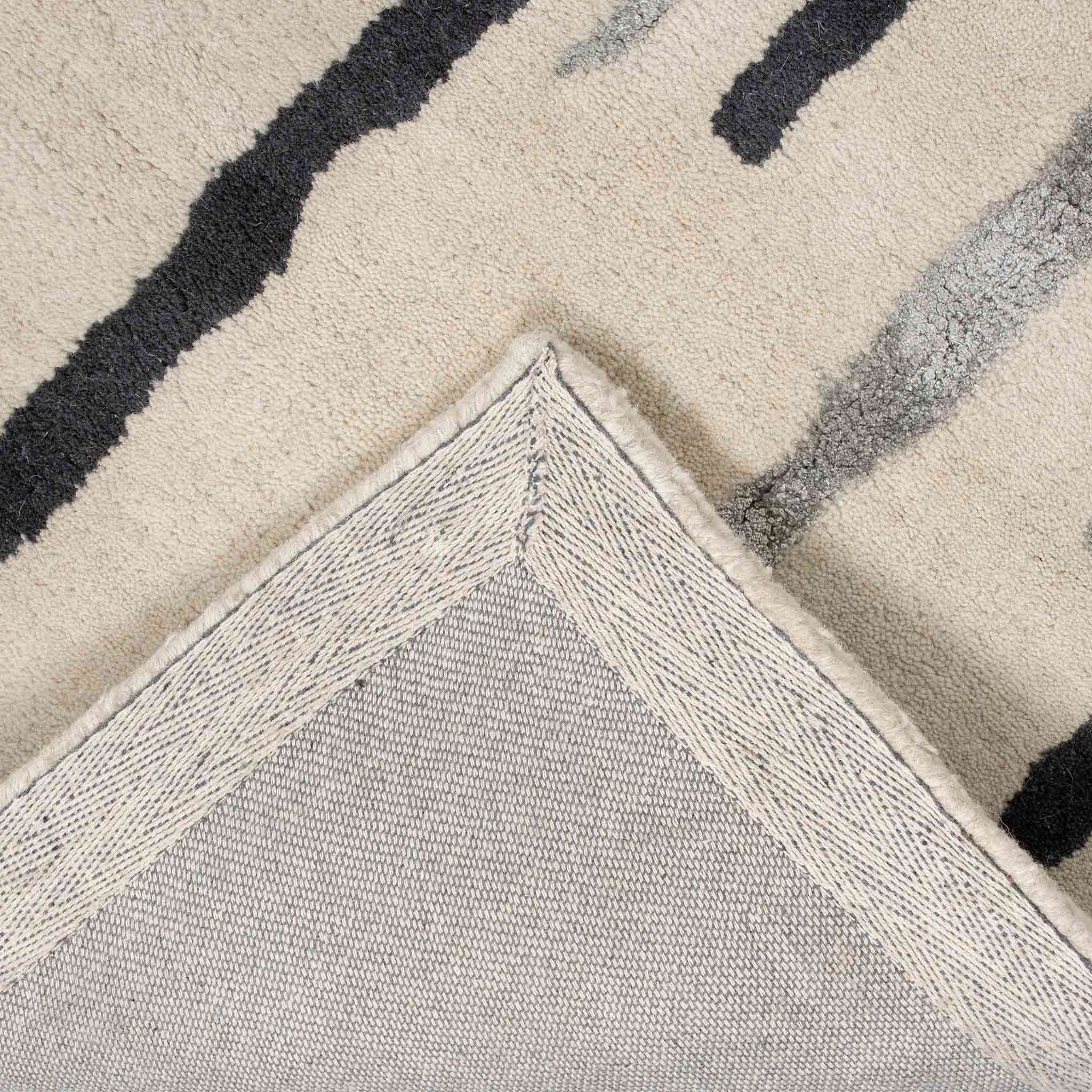Tapete Decorativo Hana 121N Azul / Gris – Abstracto · Interior