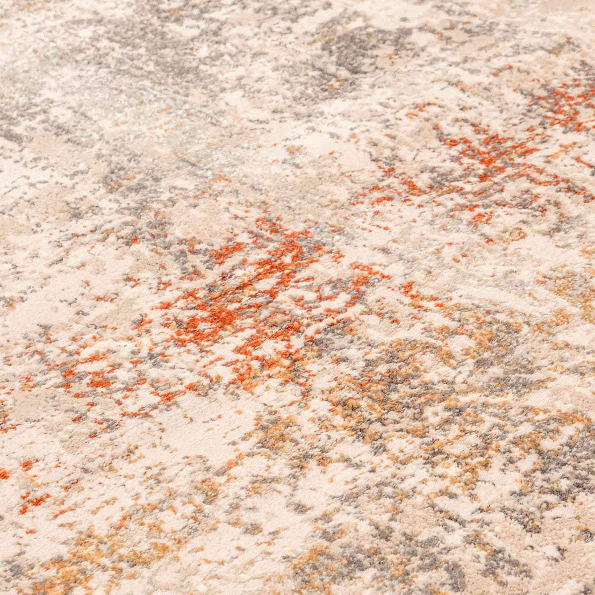 Tapete Decorativo Hatay 1063C Gris / Ocre – Abstracto · Interior