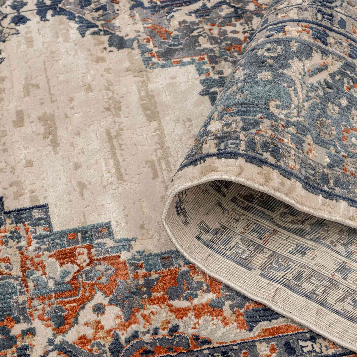Tapete Decorativo Hatay 1066C Azul / Multi – Clásico · Interior