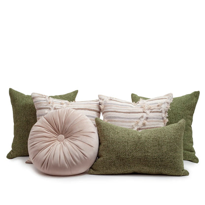 Set 6 Cojines Decorativos A&A Hierba — Frescura Natural Vibrante · Interior
