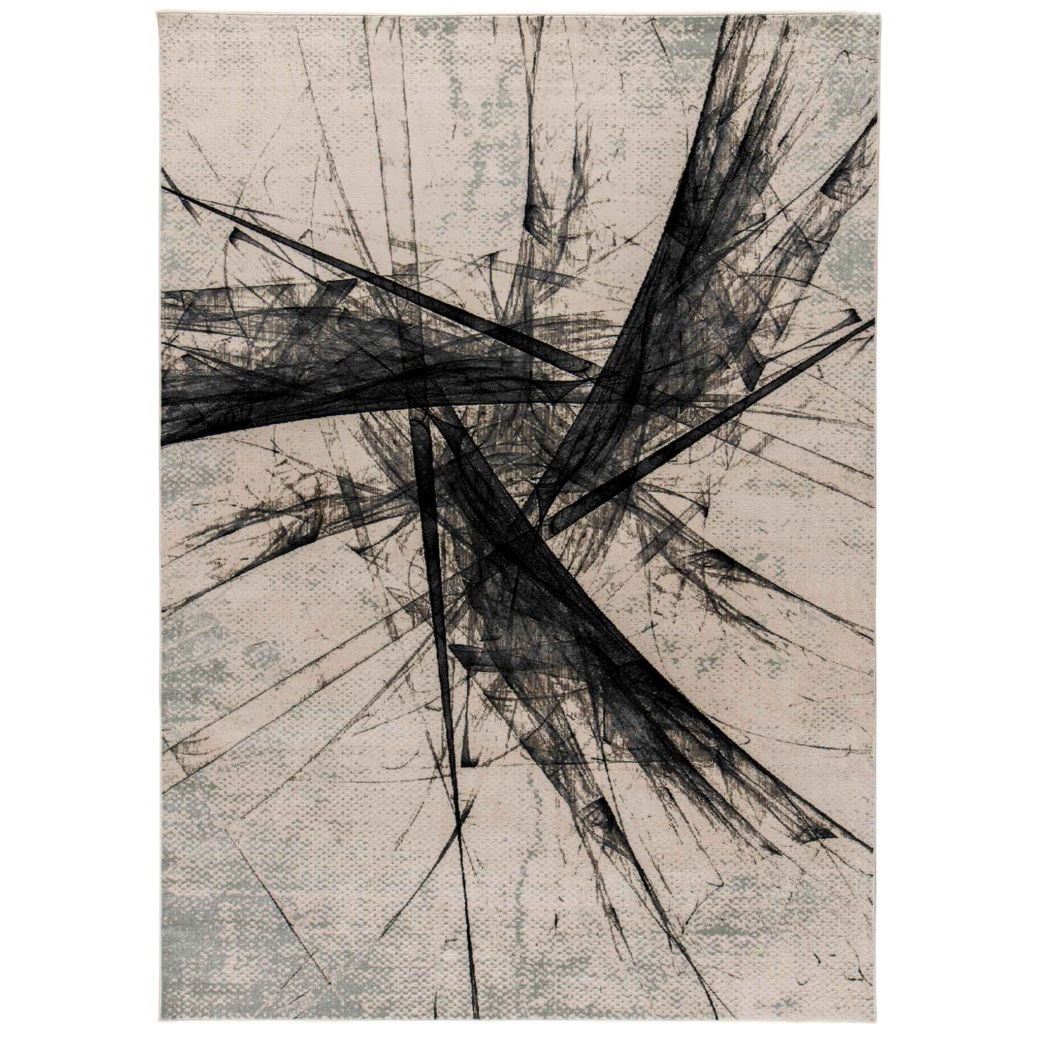 Tapete Decorativo Kale 1058C Negro / Gris – Abstracto · Interior