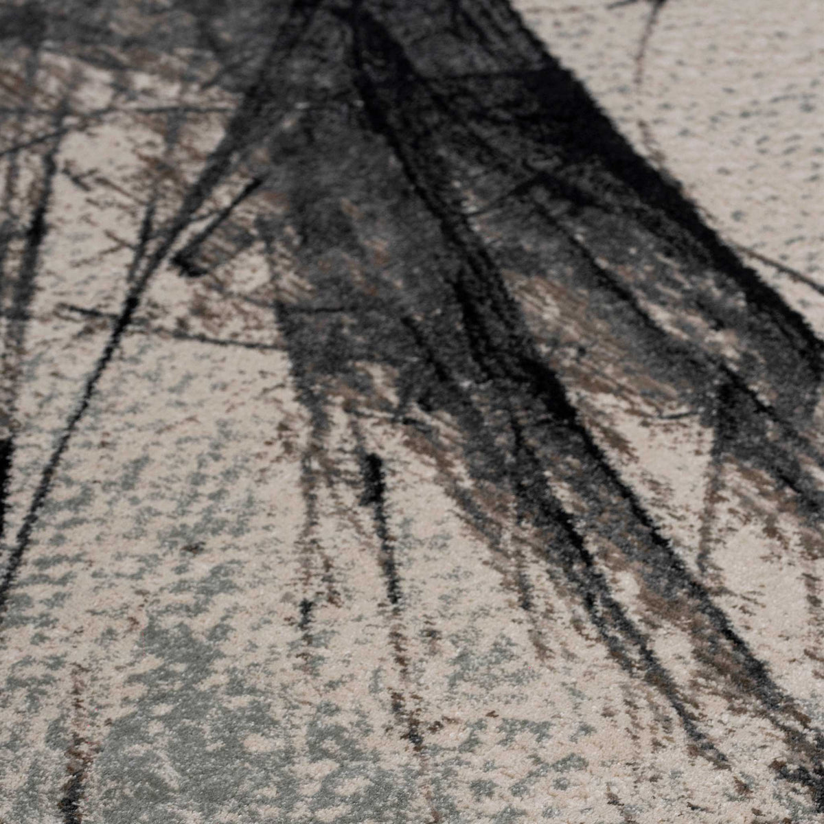 Tapete Decorativo Kale 1058C Negro / Gris – Abstracto · Interior