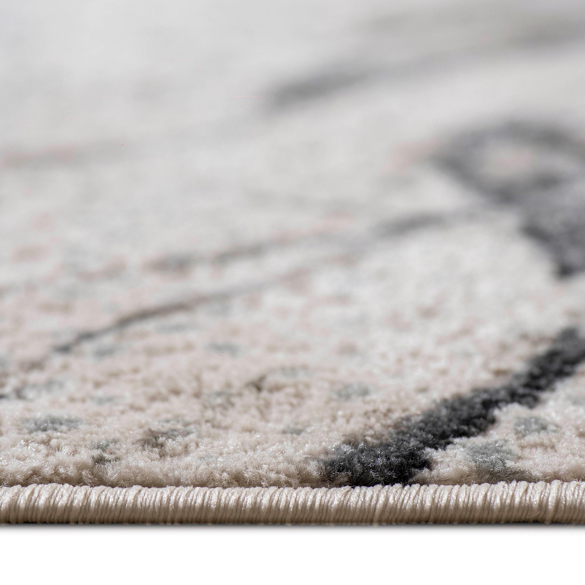 Tapete Decorativo Kale 1058C Negro / Gris – Abstracto · Interior