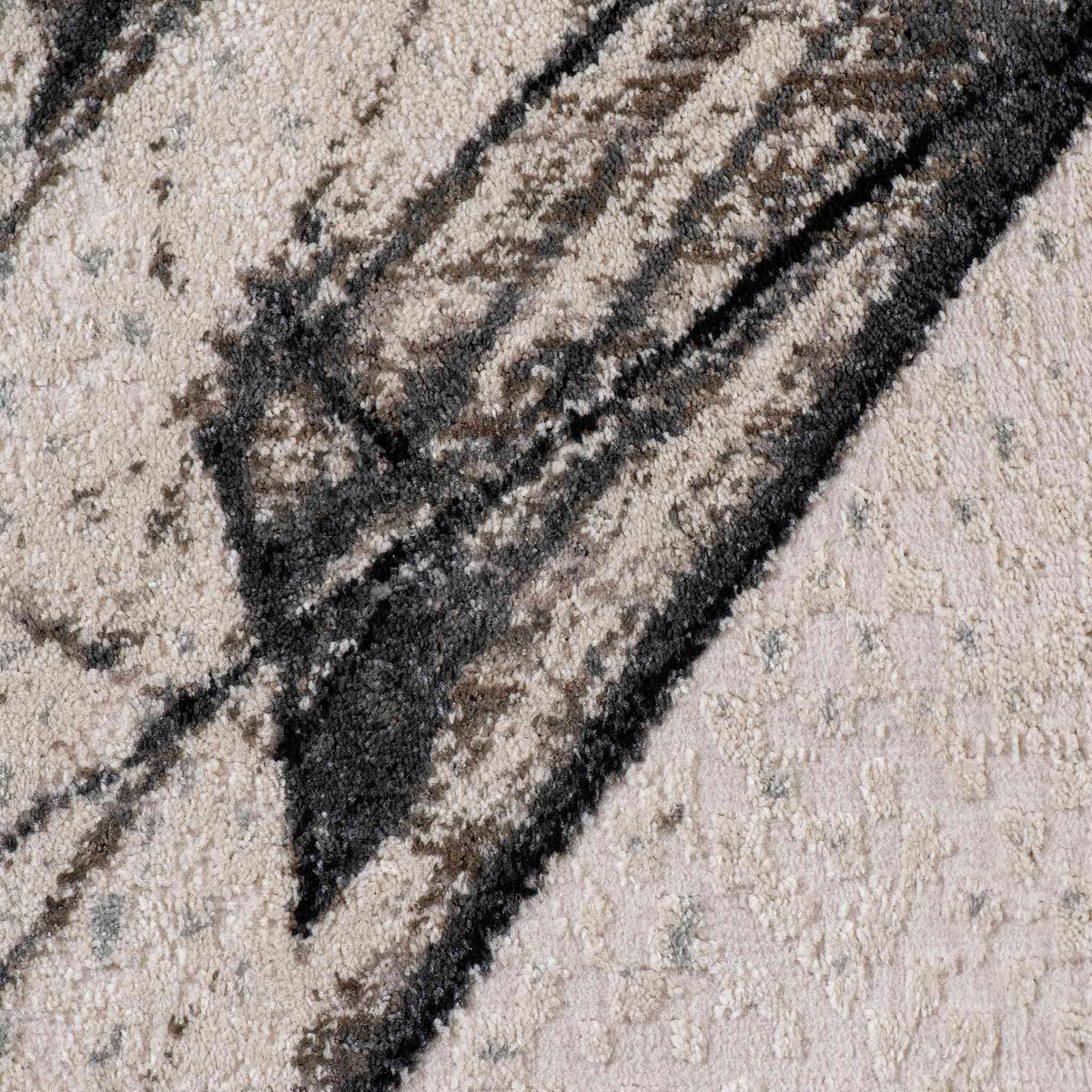 Tapete Decorativo Kale 1058C Negro / Gris – Abstracto · Interior