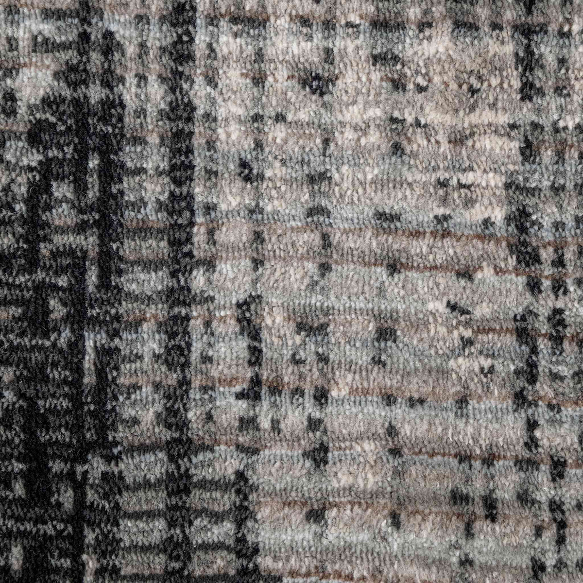 Tapete Decorativo Kale 1093C Negro / Gris – Abstracto · Interior