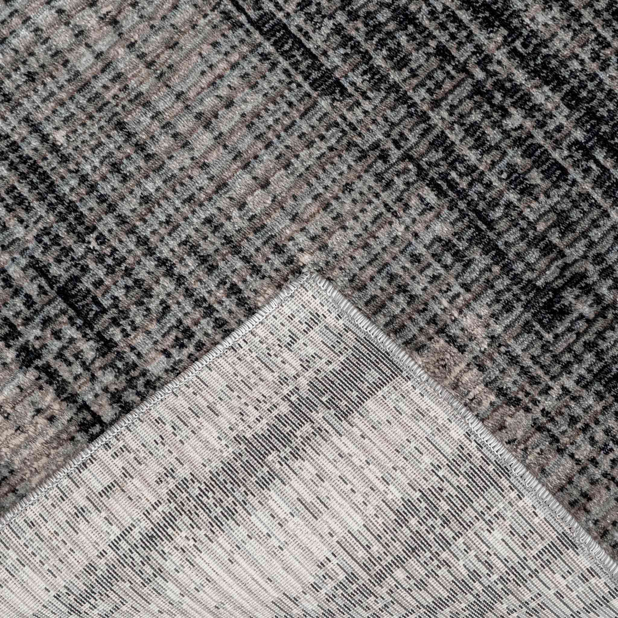 Tapete Decorativo Kale 1093C Negro / Gris – Abstracto · Interior